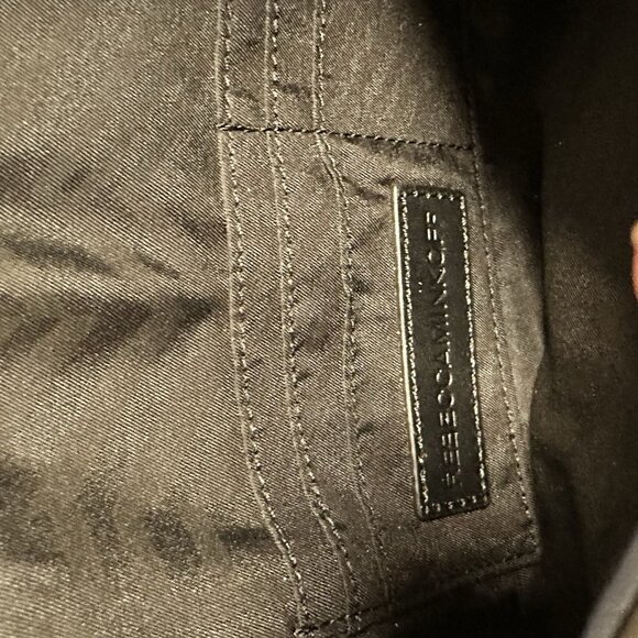 Rebecca Minkoff Navy Women's Love Suede Crossbody With Tassels Purse Bag Clutch - Picture 9 of 16